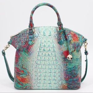 Brahmin Large Duxbury Leather Satchel Dream Ombré
